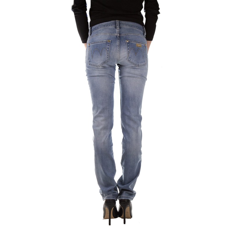 Jeans Donna Pantaloni MET Made in Italy Slim Fit Boygirl/B SA132 Tg 26 30 